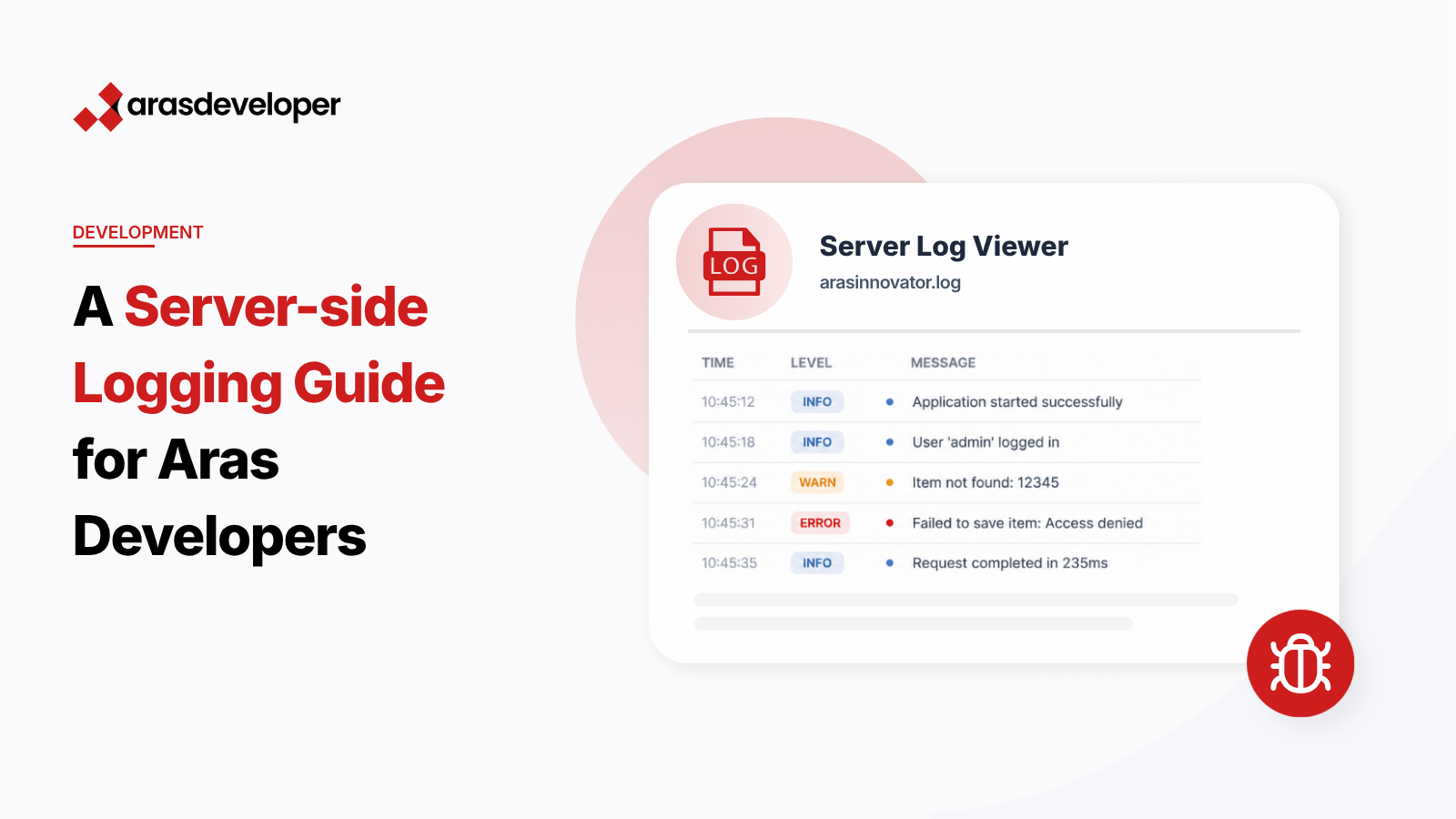 Server-side Logging in Aras Innovator